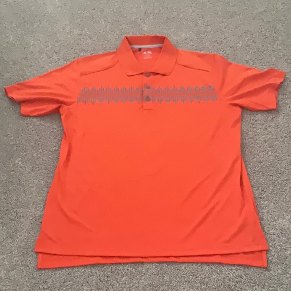 Men's Orange Polo Shirt